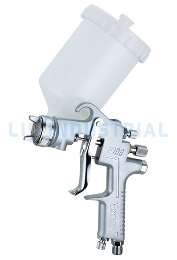 F100G Püskürtme Tabancası Yerçekimi Beslemeli Airbrush Boya Püskürtücü