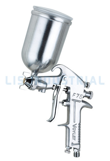 F75 Yerçekimi Airbrush Püskürtücü Alaşımlı Boya Atomizer Aracı Araba Boyama